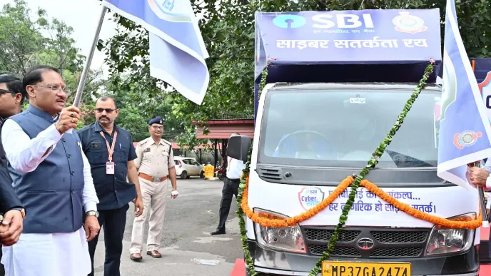  SBI साइबर सुरक्षा रथ 