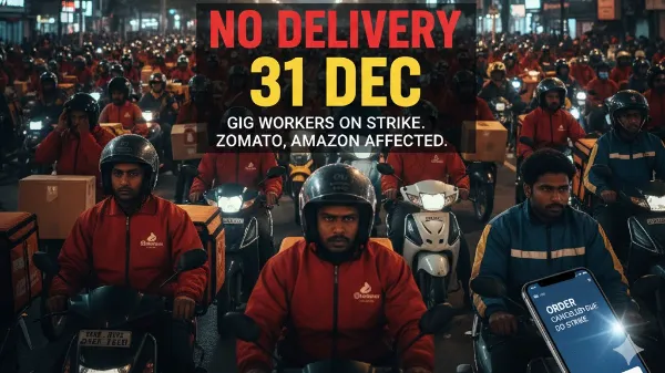 गिग वर्कर हड़ताल