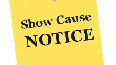 show cause notice