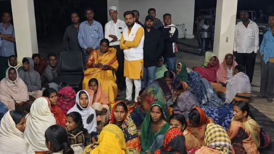 गोदावरी पावर प्लांट धरना