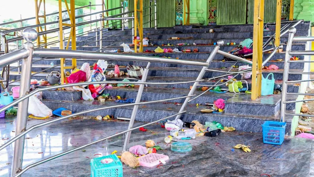 मंदिर में भगदड़