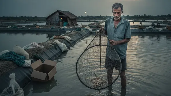झींगा किसान