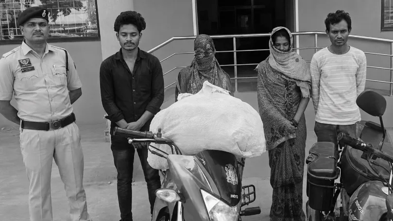 गांजा तस्कर गिरफ्तार-महासमुंद