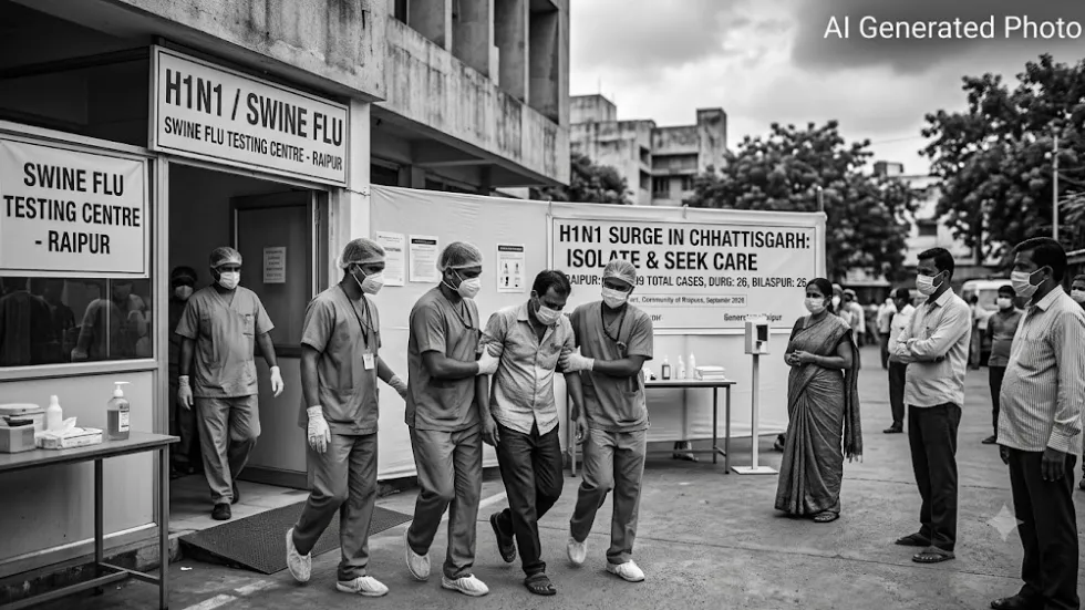 Swine flu, Chhattisgarh