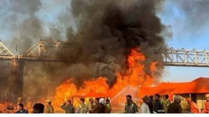 महाकुंभ में फिर लगी आग