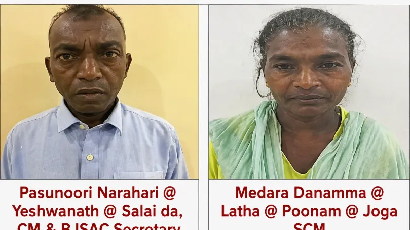 Senior maoist couple surrenders in Telangana