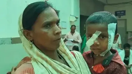 घायल बच्चा- पेंड्रा