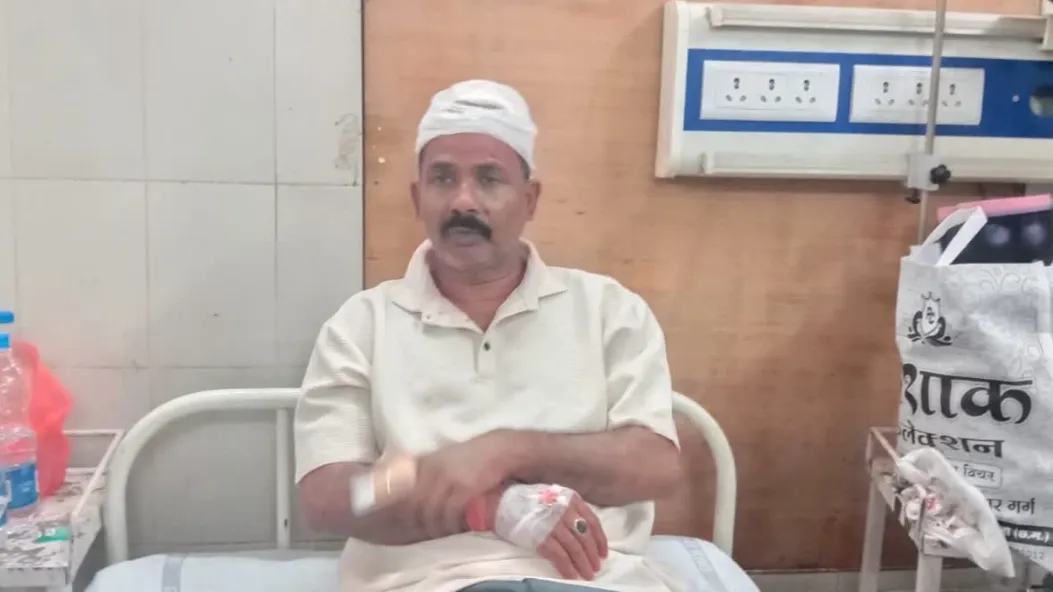 घायल कांग्रेस नेता