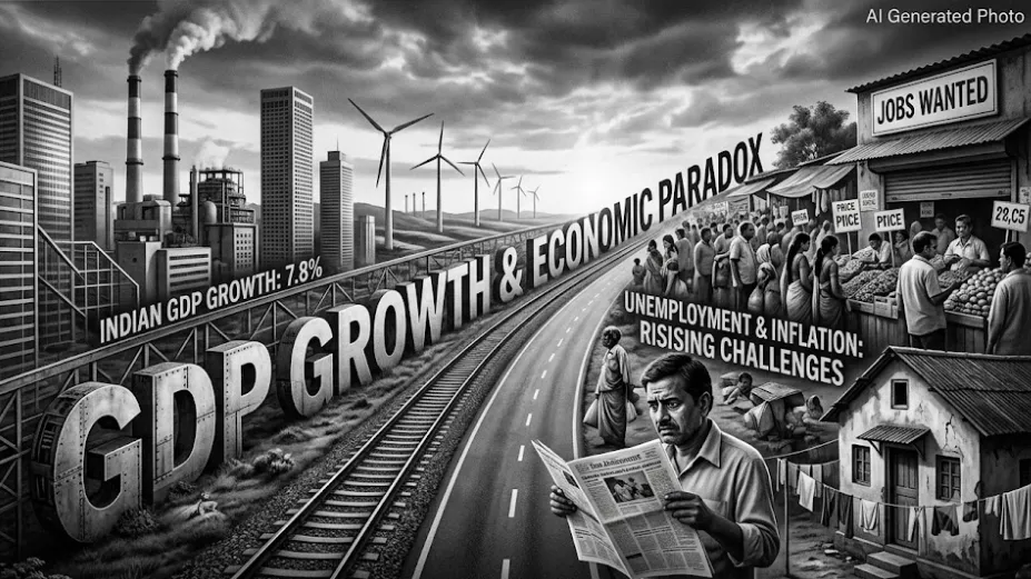 भारत की 7.8% GDP वृद्धि दर