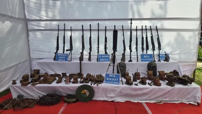 नक्सल हथियार