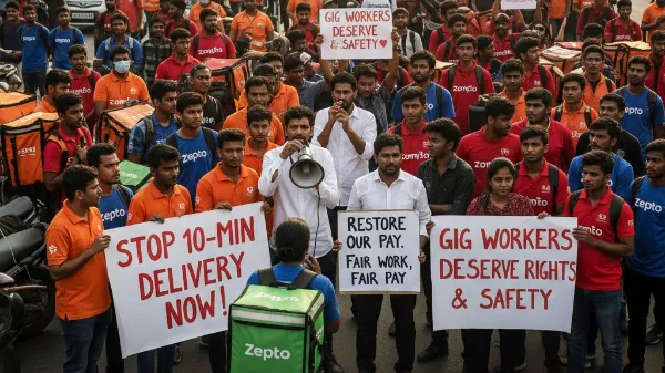 गिग वर्कर्स हड़ताल
