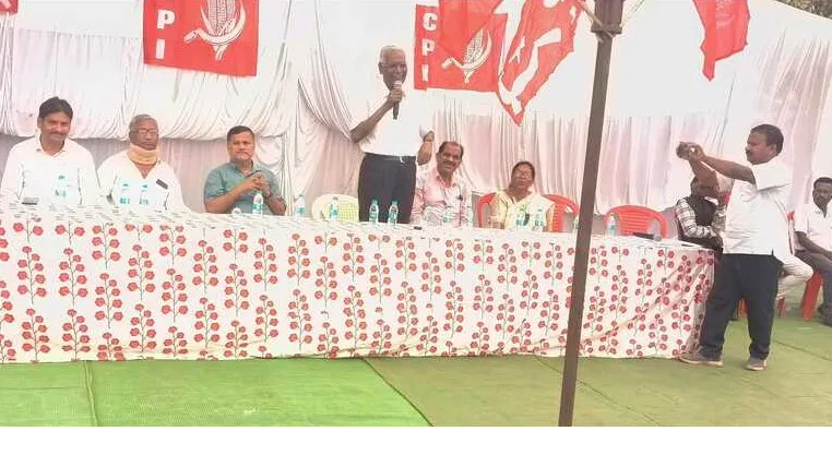 नक्सल मुक्त भारत राजनीतिक नारा- डी. राजा