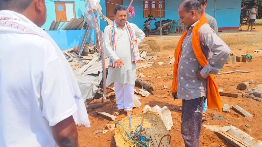 दंतेवाड़ा में तूफान