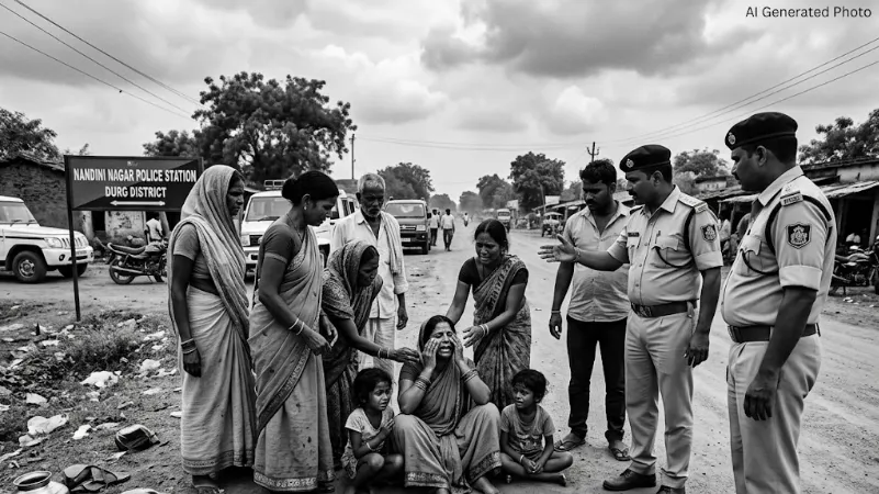 महिला पर एसिड एटैक