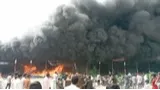 भाटापारा सब्जी मंडी आग