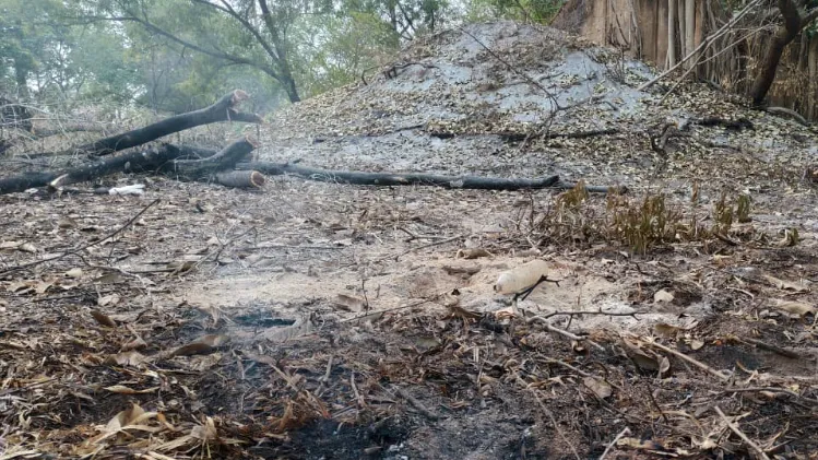 Four children suffer burns near abandoned factory site
