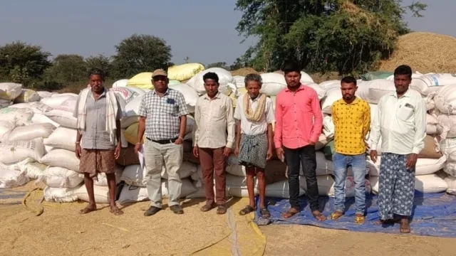 जब्त धान