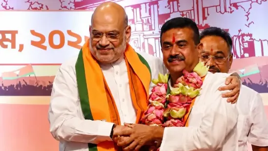 सुवेंदु अधिकारी-अमित शाह