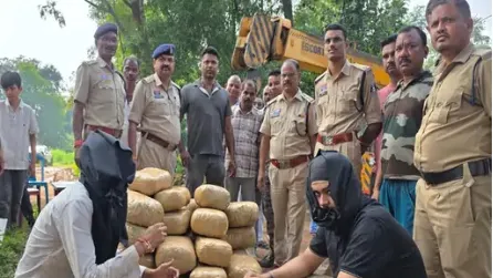 गांजा तस्कर गिरफ्तार