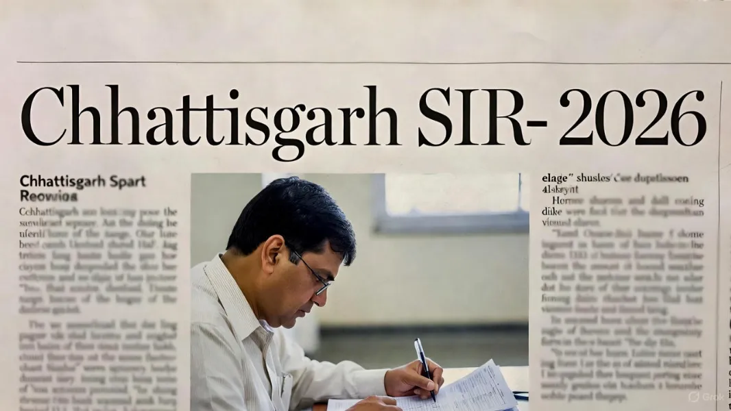 SIR 2026 Chhattisgarh