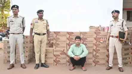 शराब जब्त-राजनांदगांव