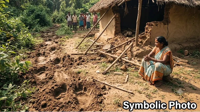 हाथी का हमला