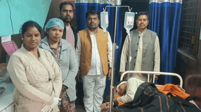 किसान जहर पिया