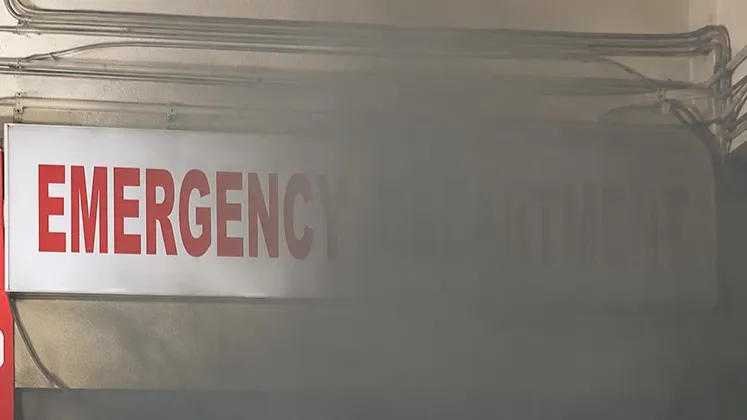 Fire, Dr. Ambedkar Hospital