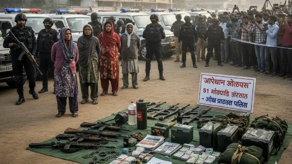 गिरफ्तार माओवादी
