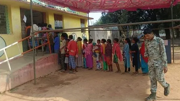 नक्सल प्रभावित बोदली में पहली बार मतदान