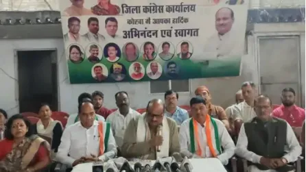 कांग्रेस प्रेस वार्ता-कोरबा