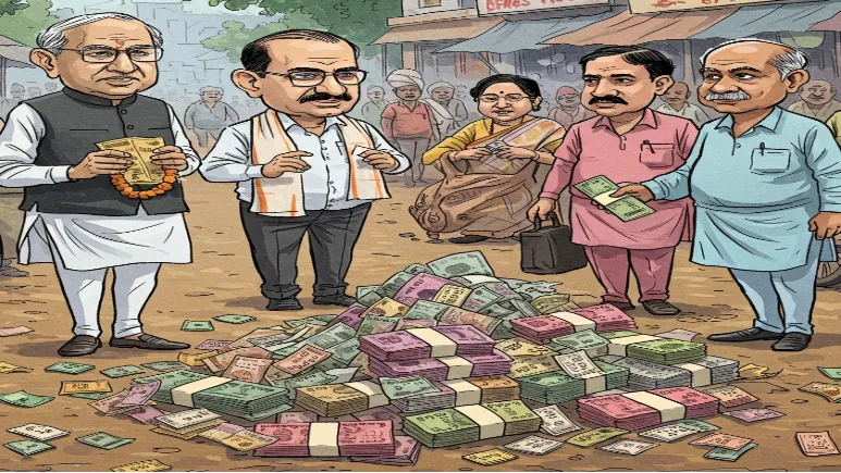 राजनीति में संपत्ति और अपराध का बढ़ता दायरा