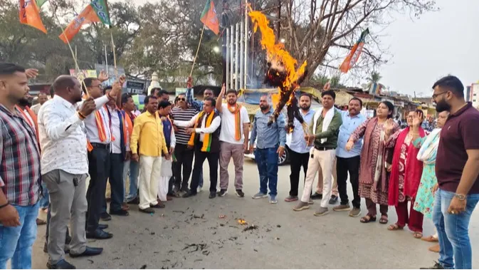 पुतला दहन-जगदलपुर