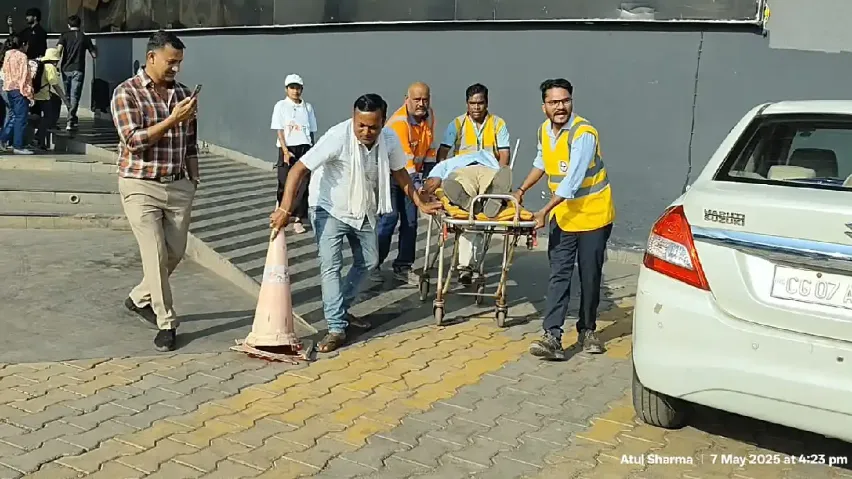 दुर्ग में मॉक ड्रील