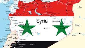 सीरिया का नक्शा