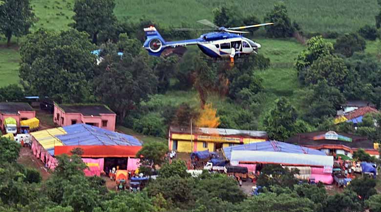 पुष्प वर्षा छत्तीसगढ़